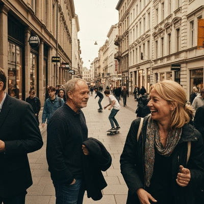 Military family standing in front of their new home, smiling, with a VA home loan document in hand
